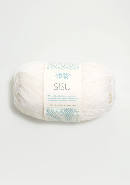 Sandnes Garn, Sisu, 80% Wool, 20% Nylon, #1 Fingering