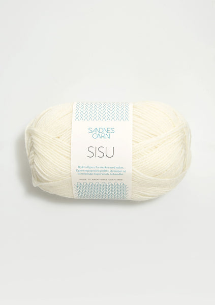Sandnes Garn, Sisu, 80% Wool, 20% Nylon, #1 Fingering