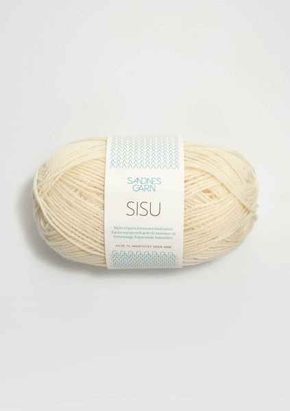 Sandnes Garn, Sisu, 80% Wool, 20% Nylon, #1 Fingering