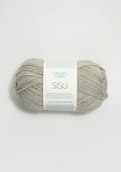Sandnes Garn, Sisu, 80% Wool, 20% Nylon, #1 Fingering