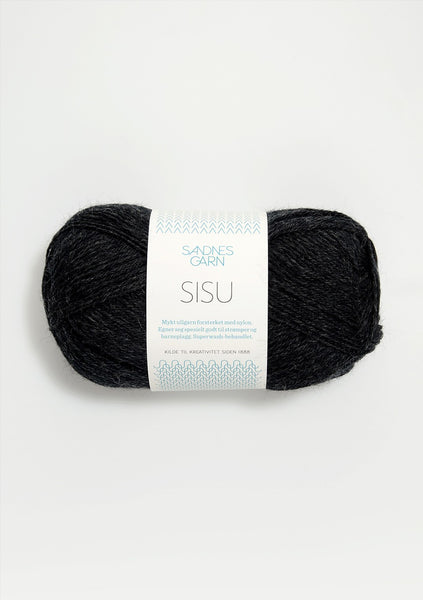 Sandnes Garn, Sisu, 80% Wool, 20% Nylon, #1 Fingering