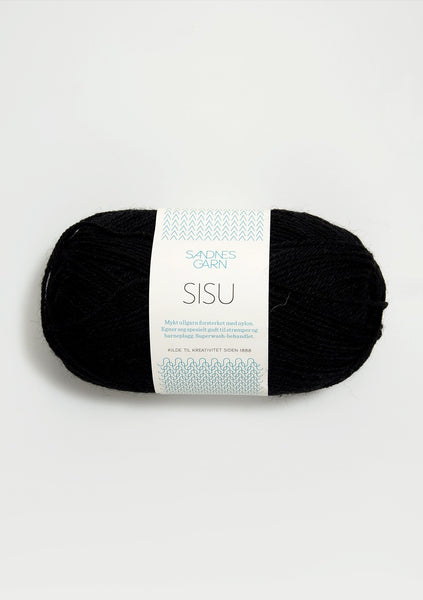 Sandnes Garn, Sisu, 80% Wool, 20% Nylon, #1 Fingering