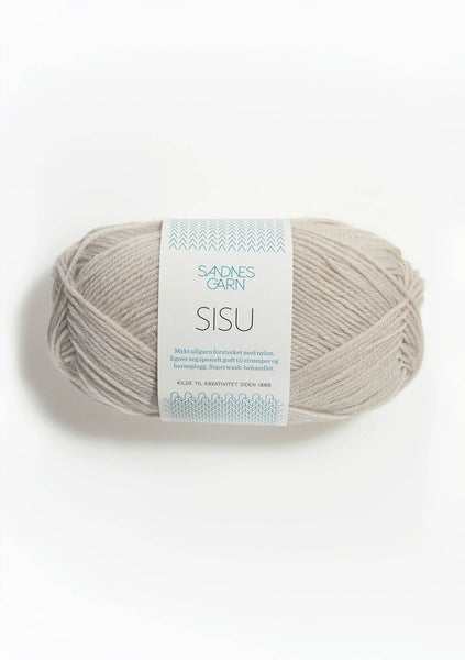 Sandnes Garn, Sisu, 80% Wool, 20% Nylon, #1 Fingering