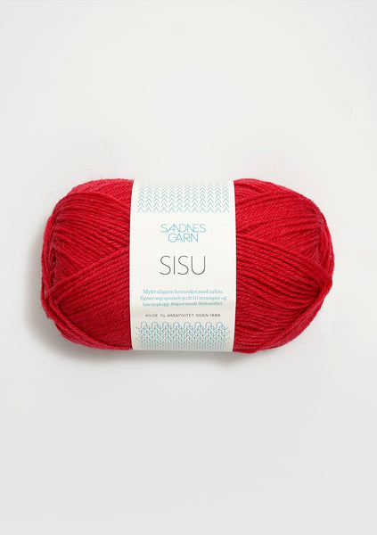Sandnes Garn, Sisu, 80% Wool, 20% Nylon, #1 Fingering
