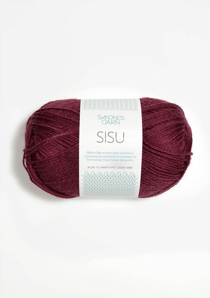 Sandnes Garn, Sisu, 80% Wool, 20% Nylon, #1 Fingering