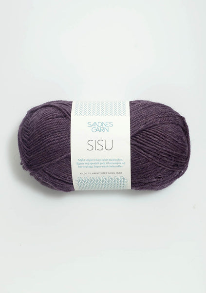 Sandnes Garn, Sisu, 80% Wool, 20% Nylon, #1 Fingering