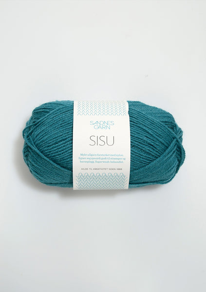 Sandnes Garn, Sisu, 80% Wool, 20% Nylon, #1 Fingering