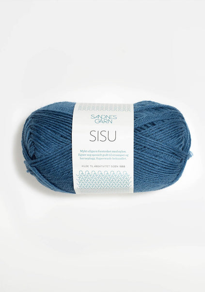 Sandnes Garn, Sisu, 80% Wool, 20% Nylon, #1 Fingering