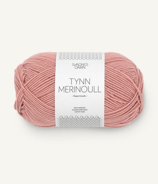 Sandnes Garn, Tynn Merinoull, 100% Merino Wool, Superwash, Fingering Weight #1