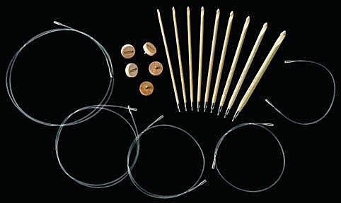 CLOVER Takumi Interchangeable Tunisian Crochet Hook Takumi Combo Set (Gift Set), 3684