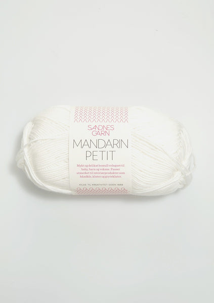 Sandnes Garn, Mandarin Petit, 100% Egyptian Cotton, Fingering #1