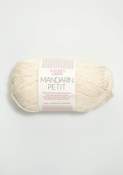 Sandnes Garn, Mandarin Petit, 100% Egyptian Cotton, Fingering #1