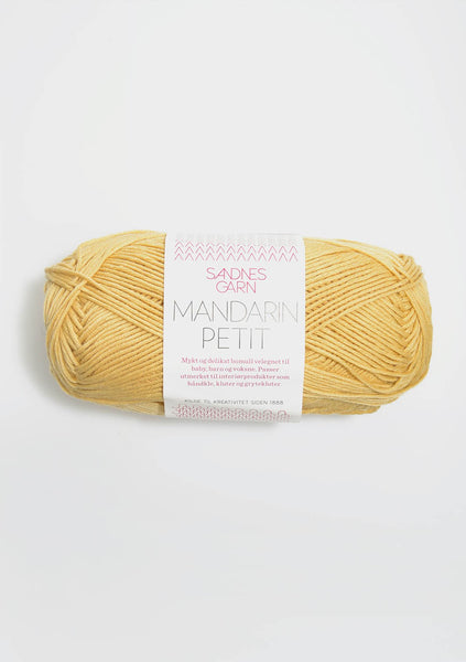 Sandnes Garn, Mandarin Petit, 100% Egyptian Cotton, Fingering #1