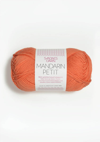 Sandnes Garn, Mandarin Petit, 100% Egyptian Cotton, Fingering #1