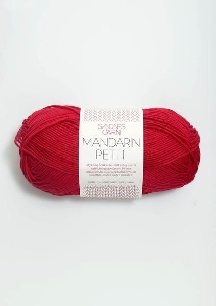 Sandnes Garn, Mandarin Petit, 100% Egyptian Cotton, Fingering #1