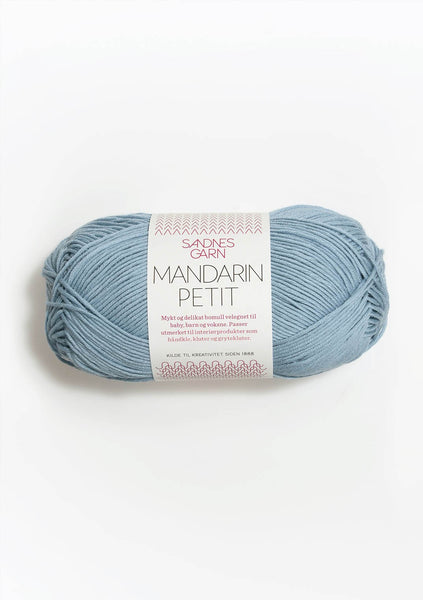 Sandnes Garn, Mandarin Petit, 100% Egyptian Cotton, Fingering #1