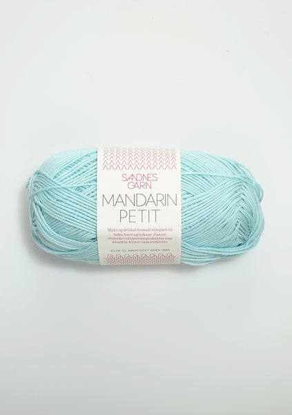 Sandnes Garn, Mandarin Petit, 100% Egyptian Cotton, Fingering #1