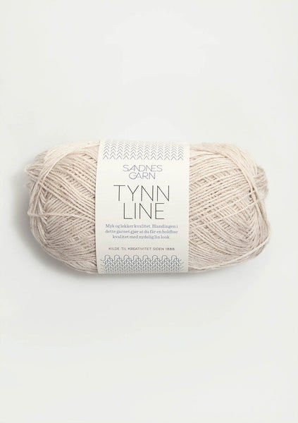 Sandnes Garn, TYNN LINE, 53% Cotton, 33% Viscose, 14% Linen, Fingering Weight #1