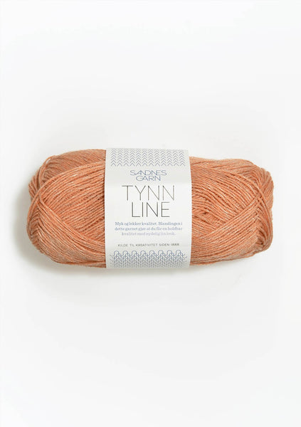 Sandnes Garn, TYNN LINE, 53% Cotton, 33% Viscose, 14% Linen, Fingering Weight #1