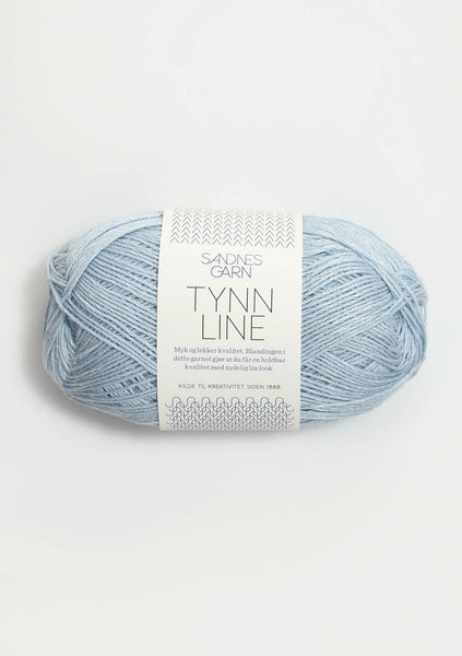 Sandnes Garn, TYNN LINE, 53% Cotton, 33% Viscose, 14% Linen, Fingering Weight #1