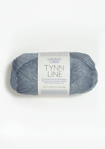 Sandnes Garn, TYNN LINE, 53% Cotton, 33% Viscose, 14% Linen, Fingering Weight #1