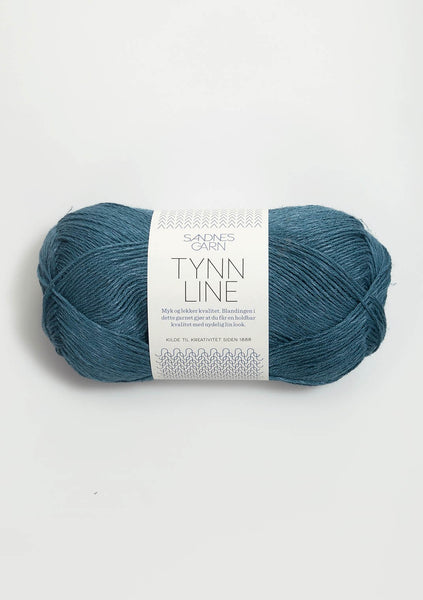 Sandnes Garn, TYNN LINE, 53% Cotton, 33% Viscose, 14% Linen, Fingering Weight #1