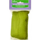 Clover, Natural Wool Roving Felt Fibre