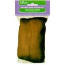 Clover, Natural Wool Roving Felt Fibre