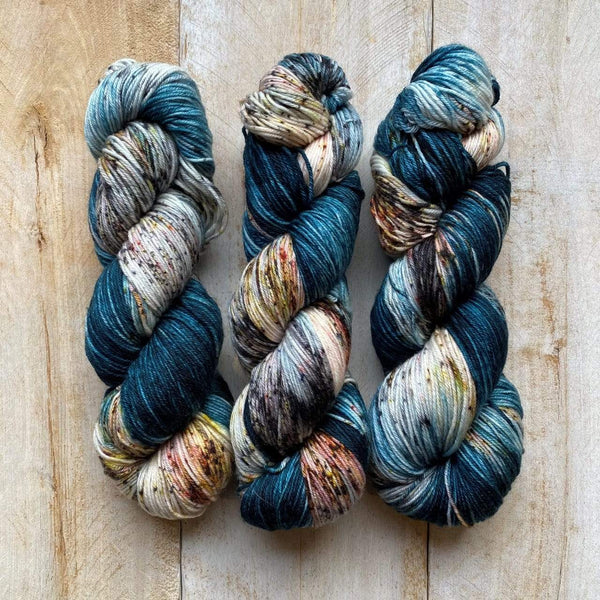 Biscotte Yarns, Bis-Sock, Speckled, 85% Merino Superwash, 15% Nylon, #1 Fingering