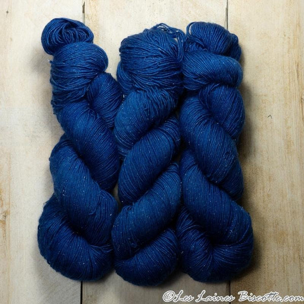Biscotte Yarns, FizWizBiz Yarn, 95% Merino, 5% Stellina silver, Sparkling Yarn