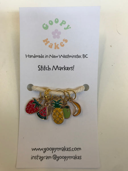 Goopy Makes Stitch Markers, Handmade in New Westminster, BC