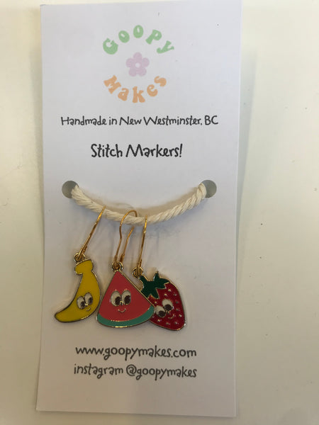 Goopy Makes Stitch Markers, Handmade in New Westminster, BC