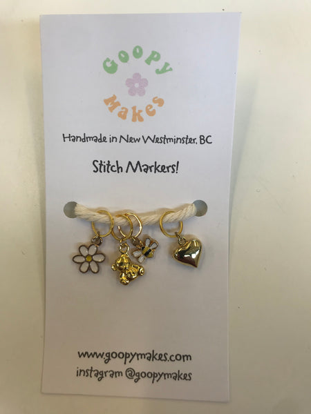 Goopy Makes Stitch Markers, Handmade in New Westminster, BC