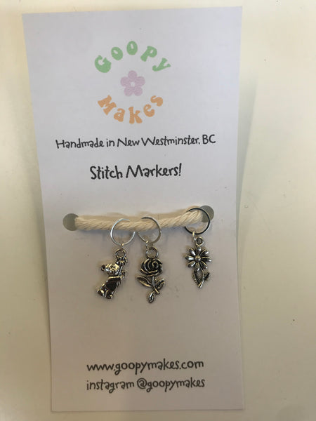 Goopy Makes Stitch Markers, Handmade in New Westminster, BC