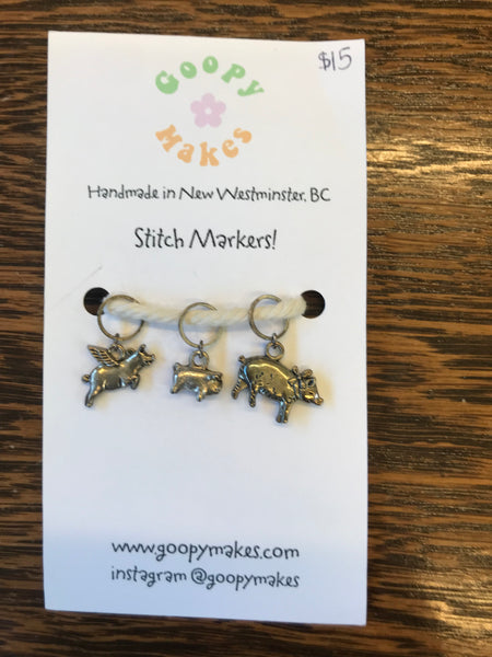 Goopy Makes Stitch Markers, Handmade in New Westminster, BC