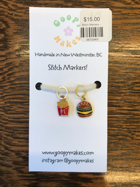 Goopy Makes Stitch Markers, Handmade in New Westminster, BC