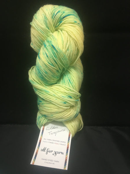 All For Yarn 80% Superwash Merino, 20% Nylon, #1 Fingering Weight, 384m/420yd