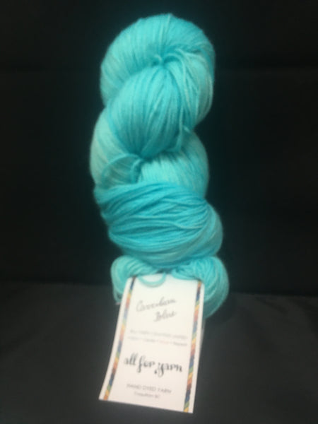 All For Yarn 80% Superwash Merino, 20% Nylon, #1 Fingering Weight, 384m/420yd