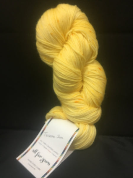 All For Yarn 80% Superwash Merino, 20% Nylon, #1 Fingering Weight, 384m/420yd
