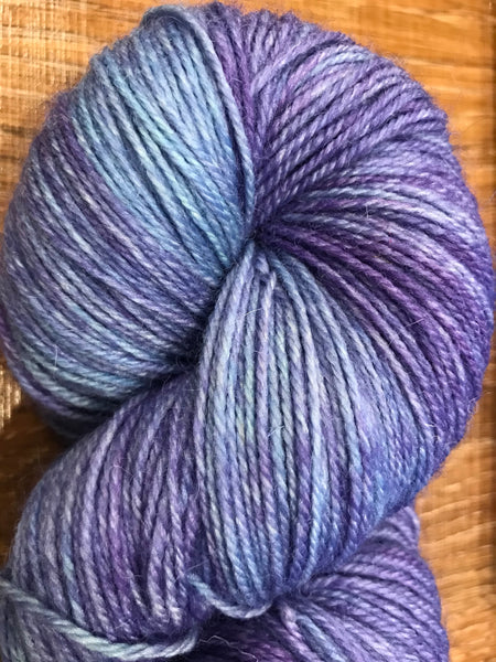 All For Yarn 80% Superwash Bluefaced Leicester, 20% Nylon, #1 Fingering Weight, 384m/420yds