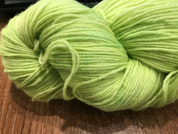 All For Yarn 80% Superwash Bluefaced Leicester, 20% Nylon, #1 Fingering Weight, 384m/420yds