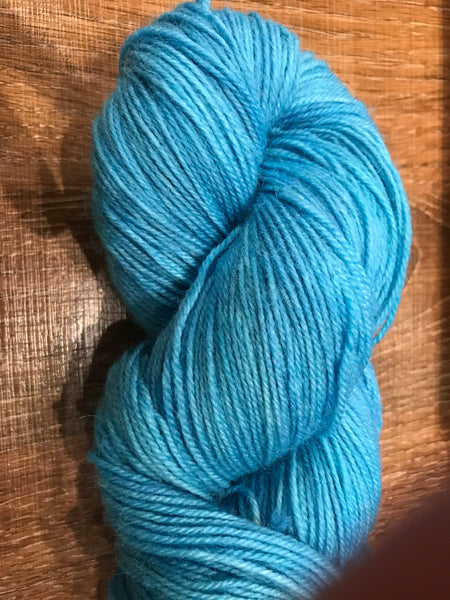 All For Yarn 80% Superwash Bluefaced Leicester, 20% Nylon, #1 Fingering Weight, 384m/420yds