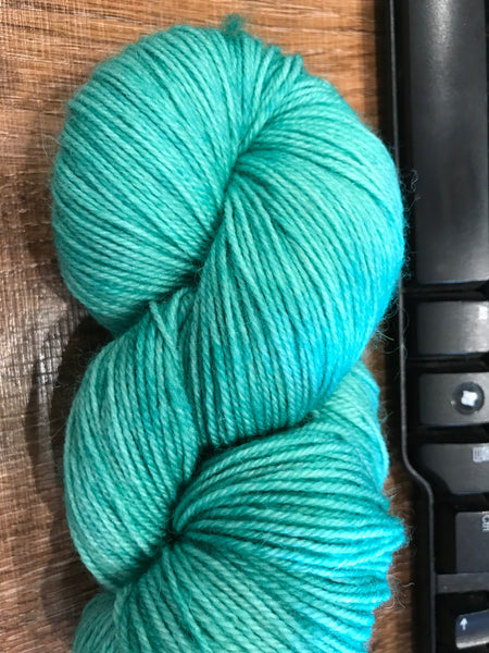 All For Yarn 80% Superwash Bluefaced Leicester, 20% Nylon, #1 Fingering Weight, 384m/420yds