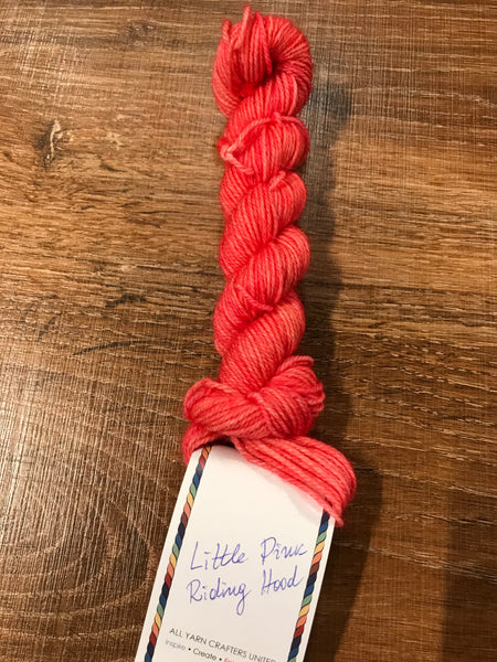 All For Yarn Blue Faced Leicester Sheep, Mini Skeins,  #1 Fingering Weight, 105 yards/96m