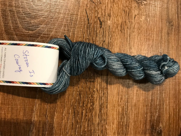 All For Yarn Blue Faced Leicester Sheep, Mini Skeins,  #1 Fingering Weight, 105 yards/96m