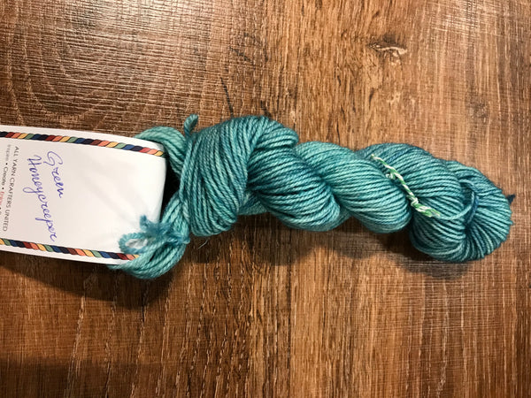 All For Yarn Blue Faced Leicester Sheep, Mini Skeins,  #1 Fingering Weight, 105 yards/96m