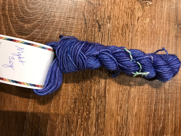 All For Yarn Blue Faced Leicester Sheep, Mini Skeins,  #1 Fingering Weight, 105 yards/96m