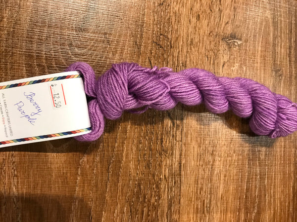 All For Yarn Blue Faced Leicester Sheep, Mini Skeins,  #1 Fingering Weight, 105 yards/96m