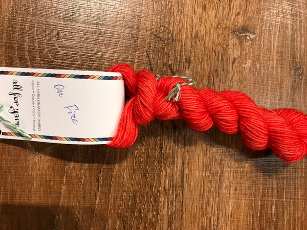 All For Yarn Blue Faced Leicester Sheep, Mini Skeins,  #1 Fingering Weight, 105 yards/96m