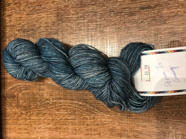 All For Yarn 80% Superwash, Bluefaced Leicester, 20% Nylon, #1 Fingering Weight, 165m/180yd